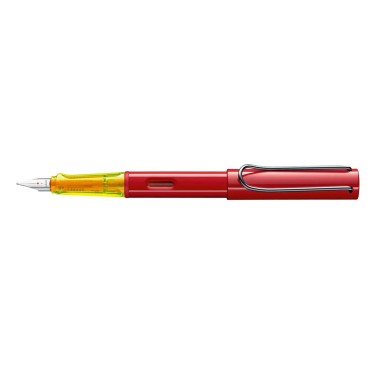 Lamy Al Star Glossy Red Stilografica  set con Notebook