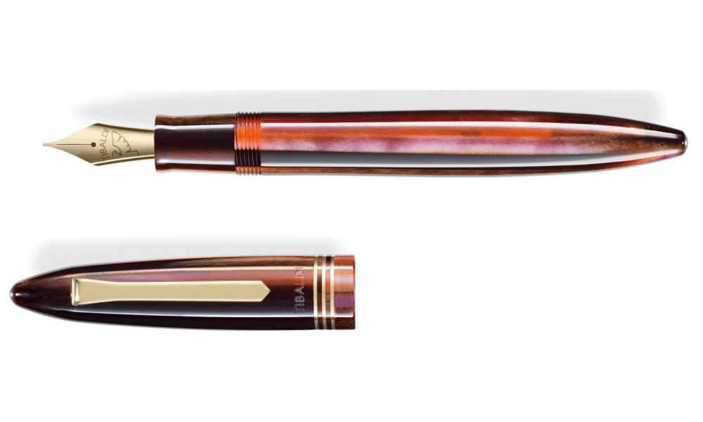 TIBALDI BONONIA ZANY BROWN FOUNTAIN PEN