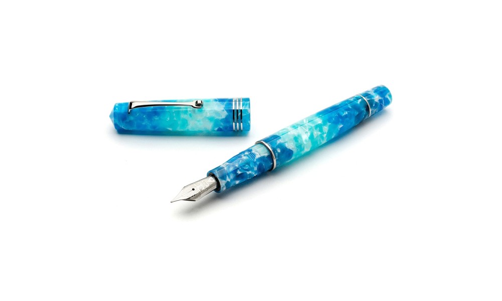 LEONARDO MOMENTO ZERO BLUE ALOHA GT FOUNTAIN PEN