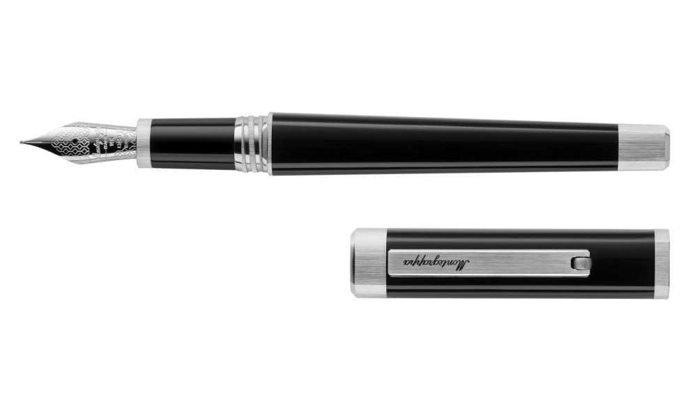 MONTEGRAPPA QUATTRO PALLADIUM FOUNTAIN PEN