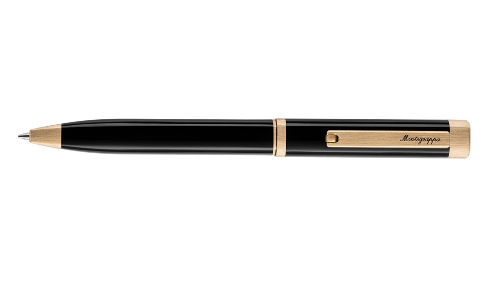 MONTEGRAPPA QUATTRO IP YELLOW GOLD BALLPOINT PEN