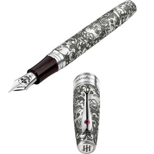 MONTEGRAPPA SKULLS & ROSES Extra STILOGRAFICA