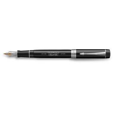 PARKER DUOFOLD 135 ANNIVERSARY BLACK CT  FOUNTAIN PEN CENTENNIAL
