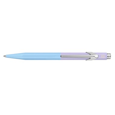 CARAN D'ACHE 849 PAUL SMITH Sky Blue & Lavender Purple Ballpoint Pen - Limited Edition