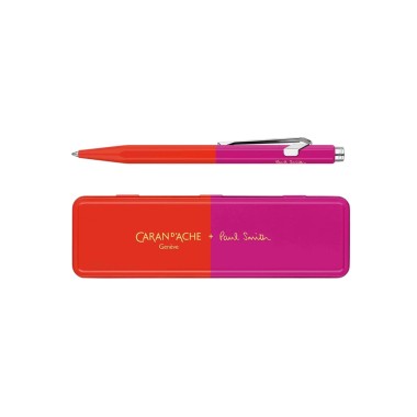 CARA D'ACHE 849 PAUL SMITH Rosso Caldo e Rosa Melrose - Edizione Limitata