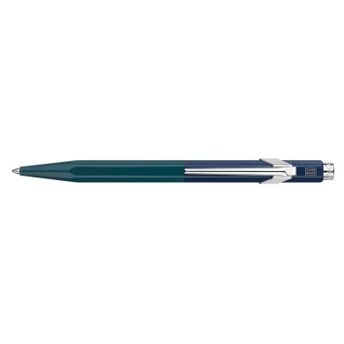 CARAN D'ACHE 849 PAUL SMITH Cyan Blue & Steel Blue Ballpoint Pen - Limited Edition