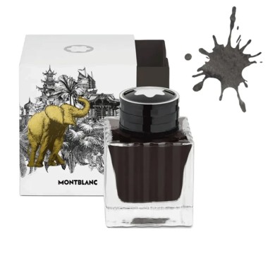 MONTBLANC Ink bottle 50ml, brown, Meisterstück Around the World in 80 Days