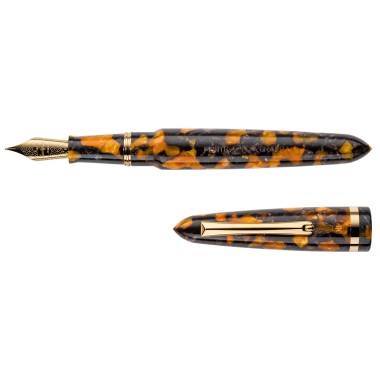 MONTEGRAPPA VENETIA HAVANA AMBER FOUNTAIN PEN