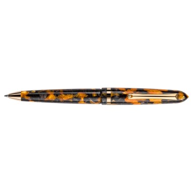 MONTEGRAPPA VENETIA HAVANA AMBER BALLPOINT PEN