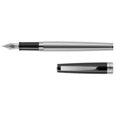 MONTEGRAPPA ARMONIA BLACK FOUNTAIN PEN  DUETTO