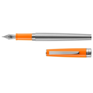 MONTEGRAPPA ARMONIA FOUNTAIN PEN ORANGE DUETTO