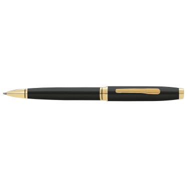 CROSS Coventry Black Lacquer with Gold-Tone Ballpoint Pen