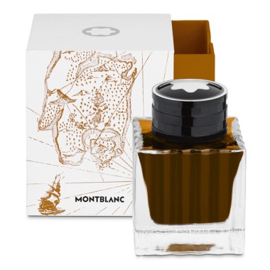 MONTBLANC Ink bottle 50ml brown Homage to Robert Louis Stevenson