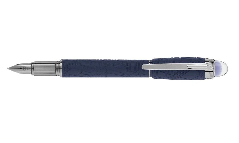 MONTBLANC STARWALKER SPACEBLUE RESIN FOUNTAIN PEN