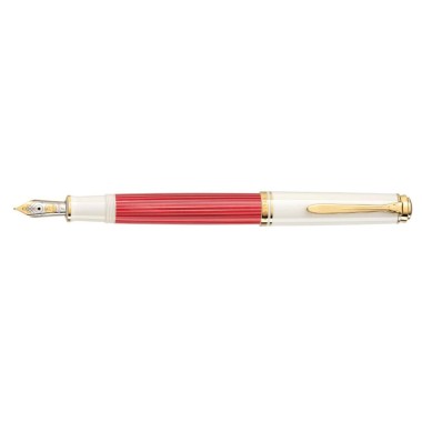 PELIKAN SOUVERAN M600 RED - WHITE STILOGRAFICA