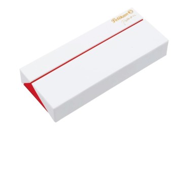 PELIKAN SOUVERAN K600 RED - WHITE BALLPOINT PEN