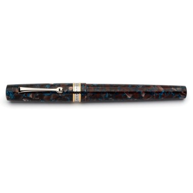 LEONARDO LA PICCOLINA BROWN BLUE ROLLERBALL