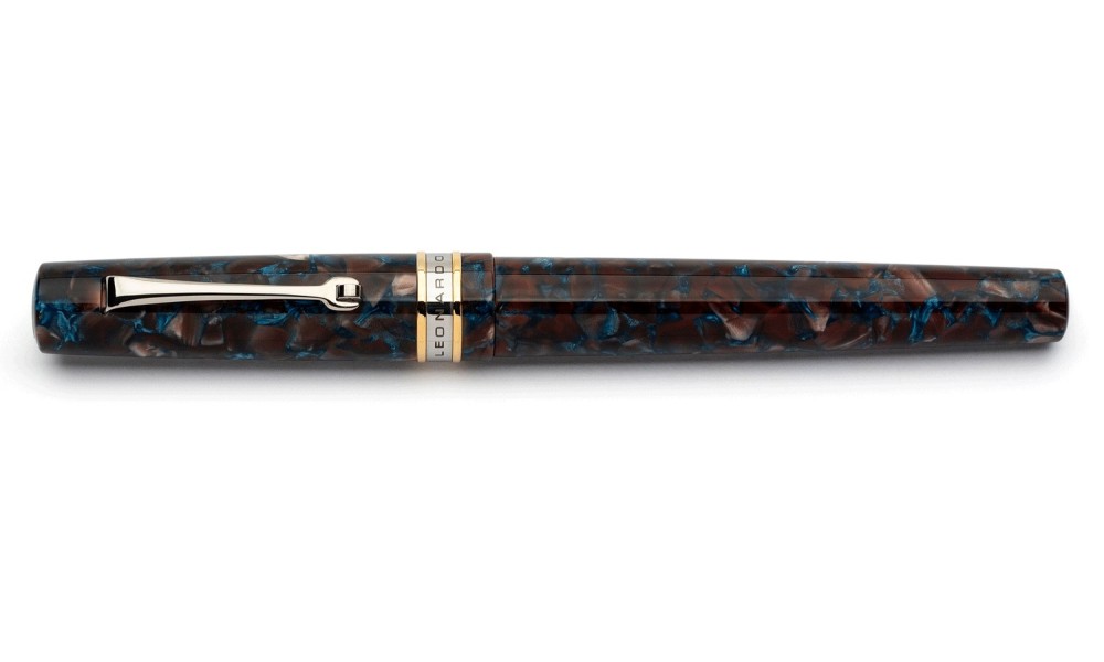 LEONARDO LA PICCOLINA BROWN BLUE ROLLERBALL