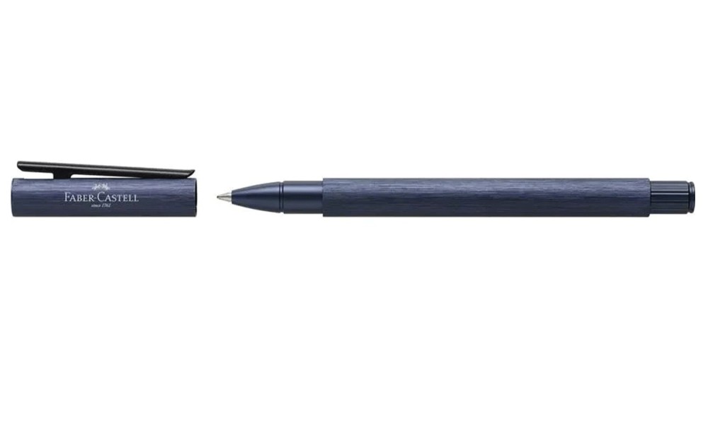 FABER - CASTELL NEO SLIM ALUMINIUM DARK BLUE BALLPOINT PEN