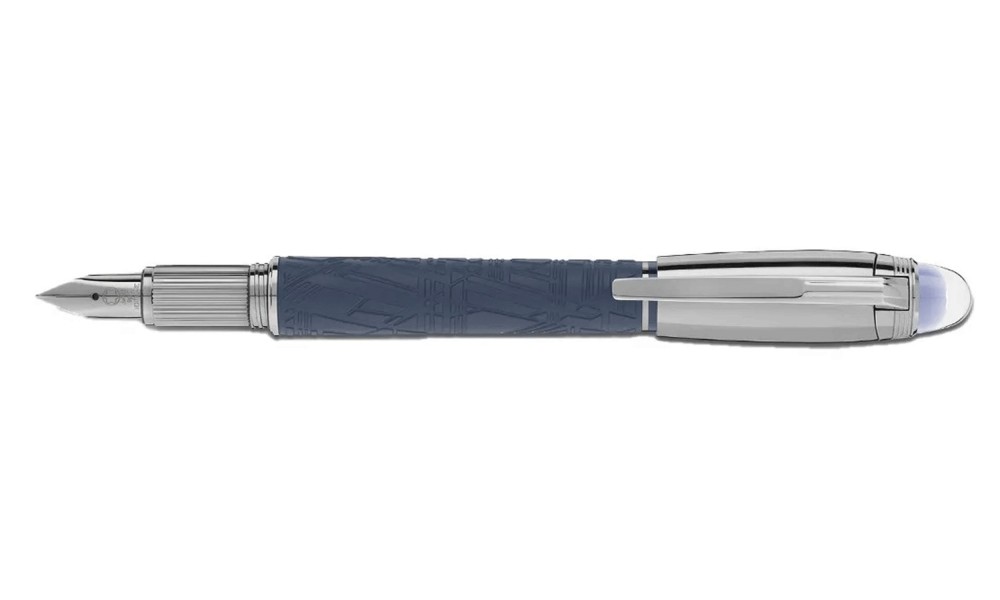 MONTBLANC STARWALKER SPACEBLUE DOUÉ FOUNTAIN PEN