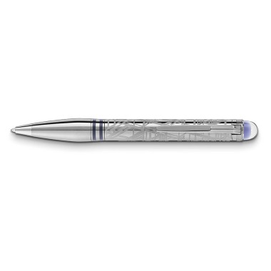 MONTBLANC STARWALKER SPACE BLUE METAL BALLPOINT