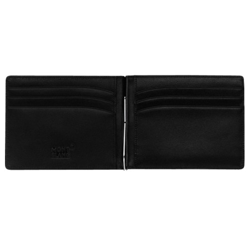 MONTBLANC PORTAFOGLIO MEISTERSTÜCK 6 SCOMPARTI CON FERMA SOLDI