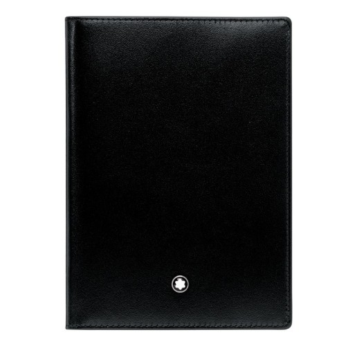 MONTBLANC PORTAPASSAPORTO MEISTERSTÜCK INTERNAZIONALE PELLE DI VITELLO 