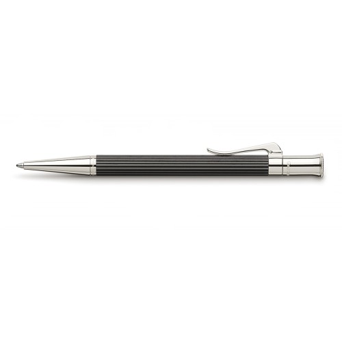GRAF VON FABER-CASTELL CLASSIC EBANO PLATINUM PLATED BALLPOINT PEN