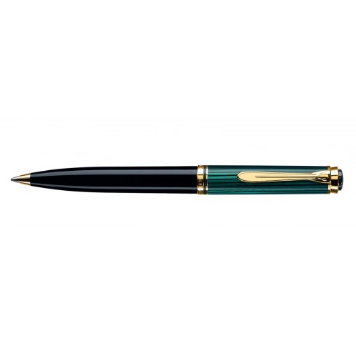 PELIKAN SOUVERAN K600 BLACK-GREEN BALLPOINT PEN