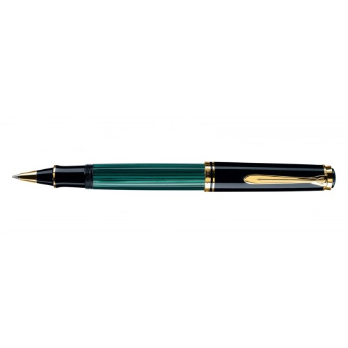 PELIKAN SOUVERAN R600 BLACK-GREEN ROLLERBALL