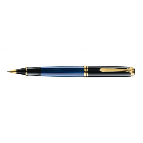 PELIKAN SOUVERAN R400 BLACK-BLUE ROLLERBALL