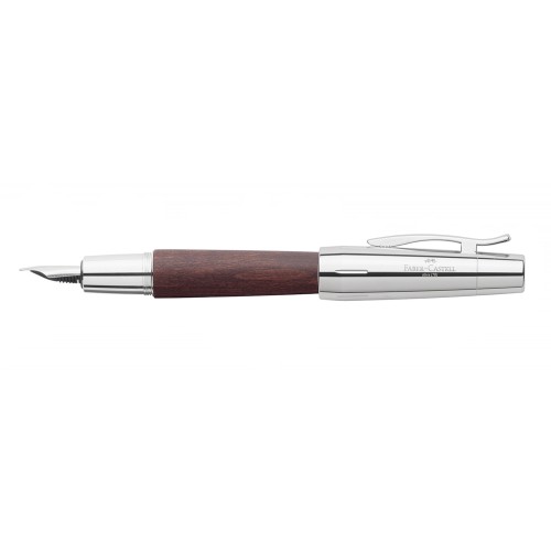 FABER-CASTELL E-MOTION WOOD MOKA FOUNTAIN PEN