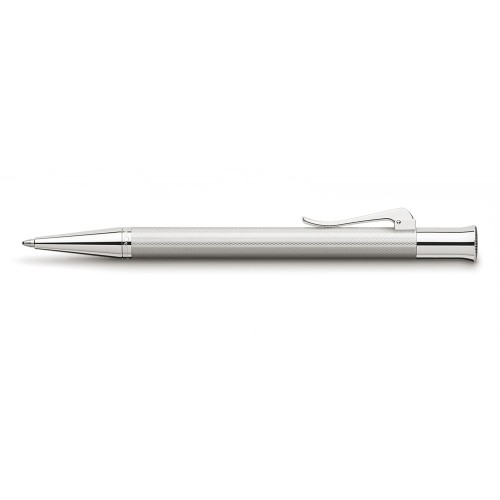 GRAF VON FABER-CASTELL RHODIUM GUILLOCHE BALLPOINT PEN