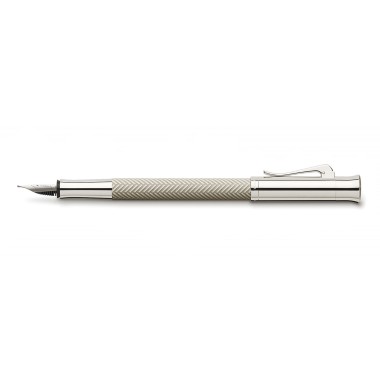 GRAF VON FABER-CASTELL CISELÉ LIGHT GREY FOUNTAIN PEN