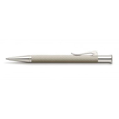 GRAF VON FABER-CASTELL CISELÉ LIGHT GREY BALLPOINT PEN