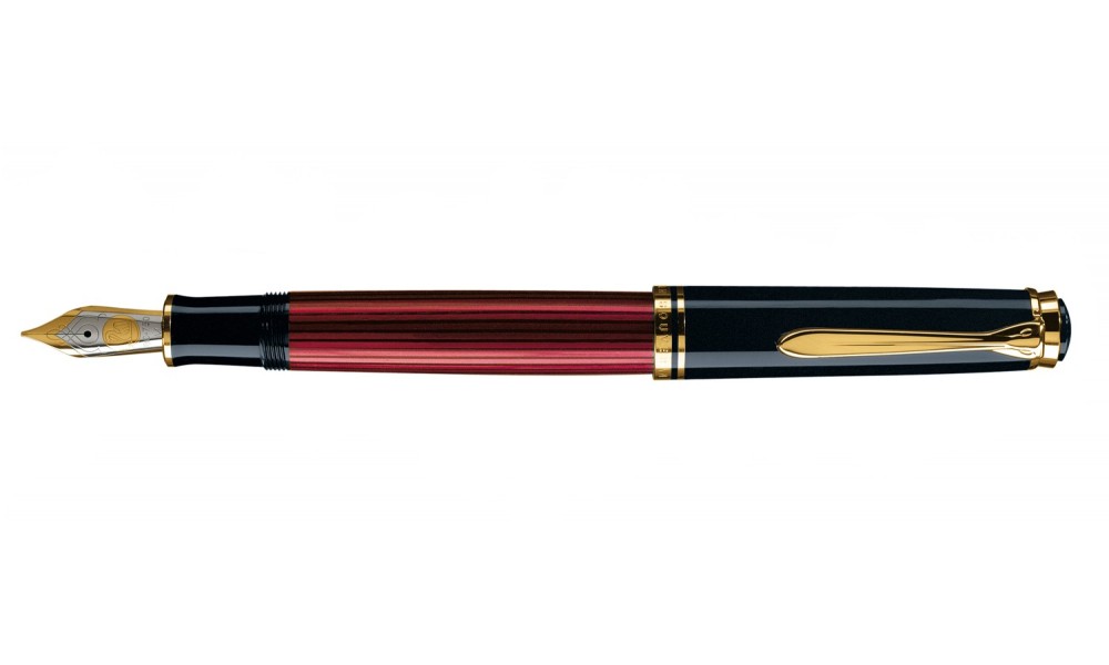 PELIKAN M800 STILOGRAFICA ROSSA NERA 