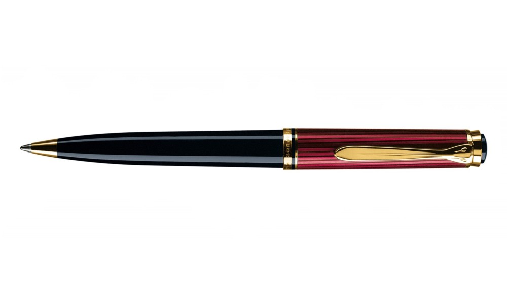 PELIKAN K800 PENNA A SFERA ROSSA NERA 